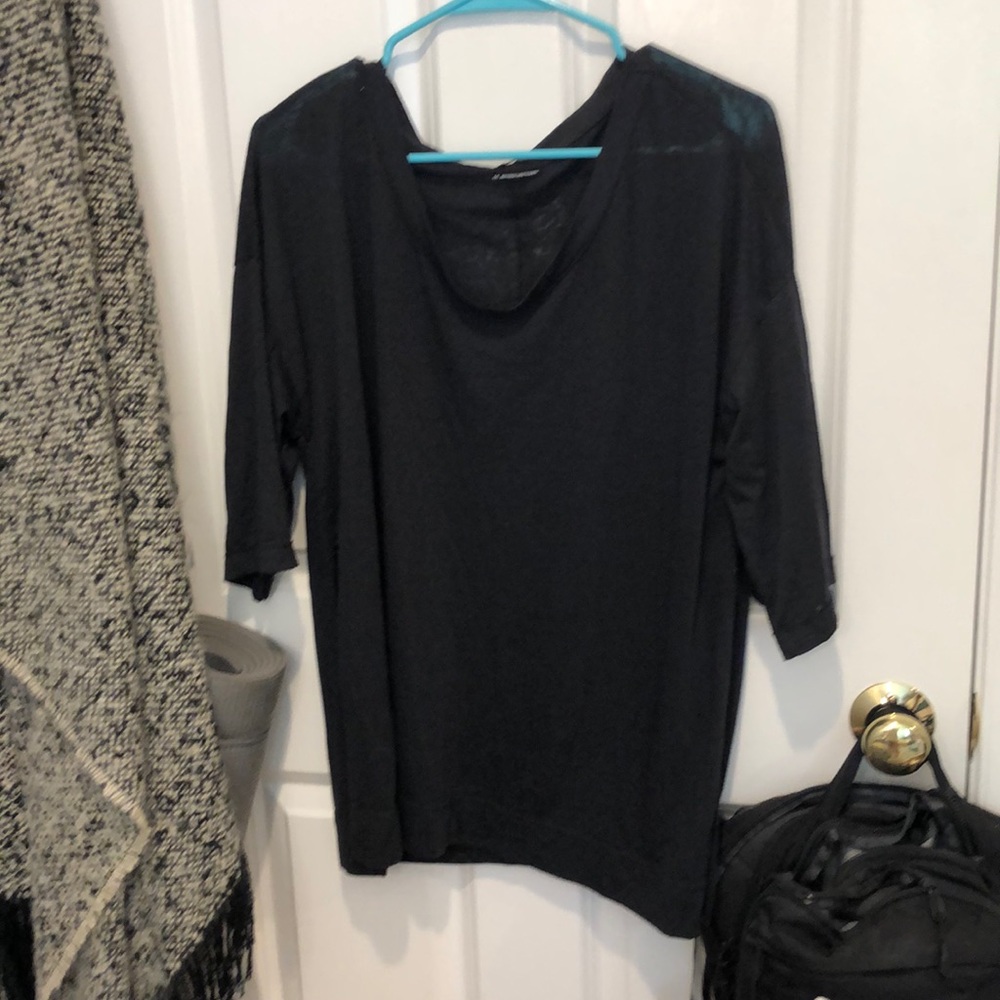 black shirt